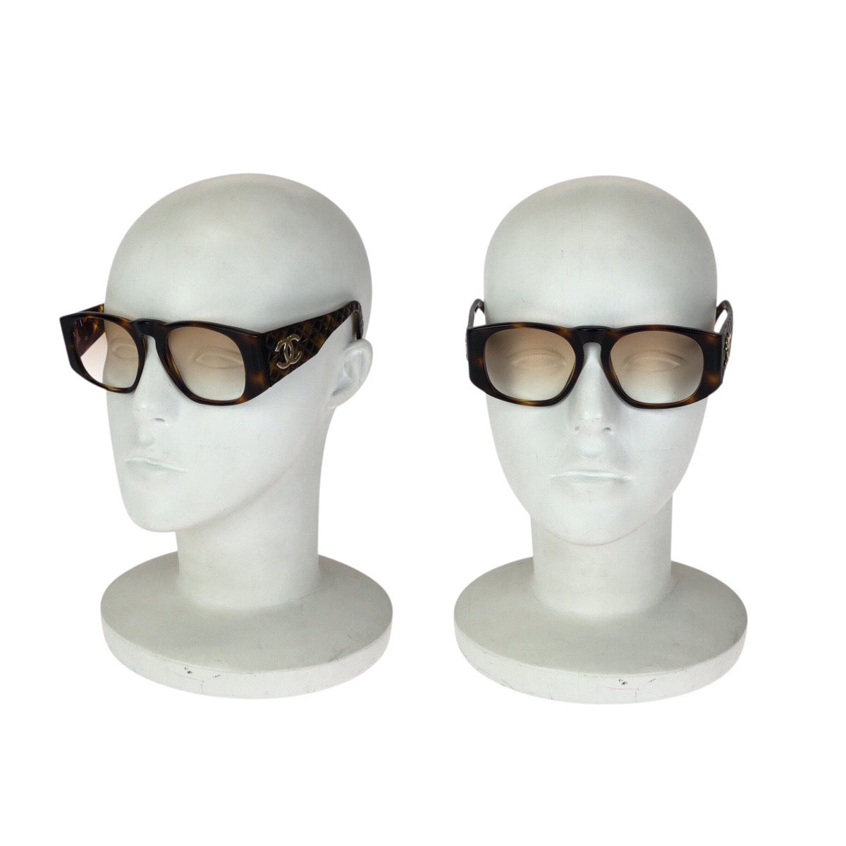 23557
CHANEL シャネル マトラッセ ココマーク ブラウン ゴールド金具 プラスチック 01450 91235 サングラス メガネ 男女兼用 オーバル レディース ABP21