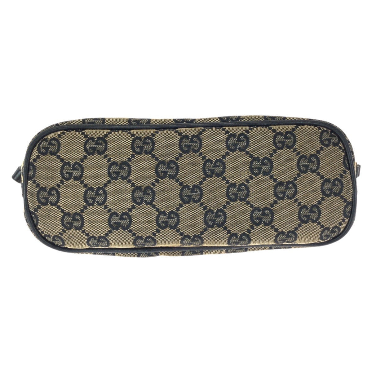 23599
GUCCI グッチ ベージュ ブラック ゴールド金具 GGキャンバス / レザー 039.1103 ハンドバッグ アクセサリーポーチ レディース AB35