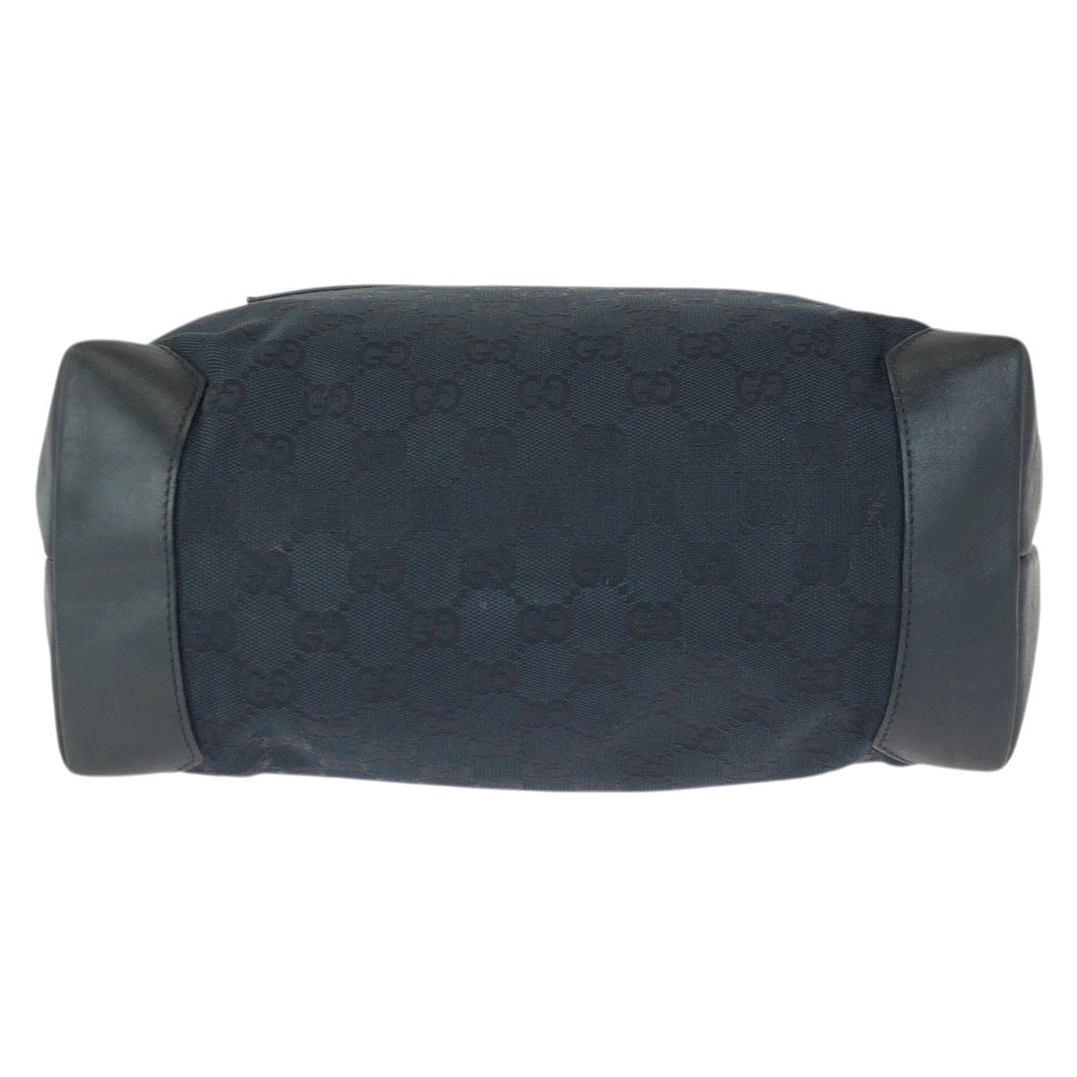 23631
GUCCI グッチ ブラック 黒 シルバー金具 GGキャンバス / レザー 019 0401 トートバッグ ショルダーバッグ レディース AB28