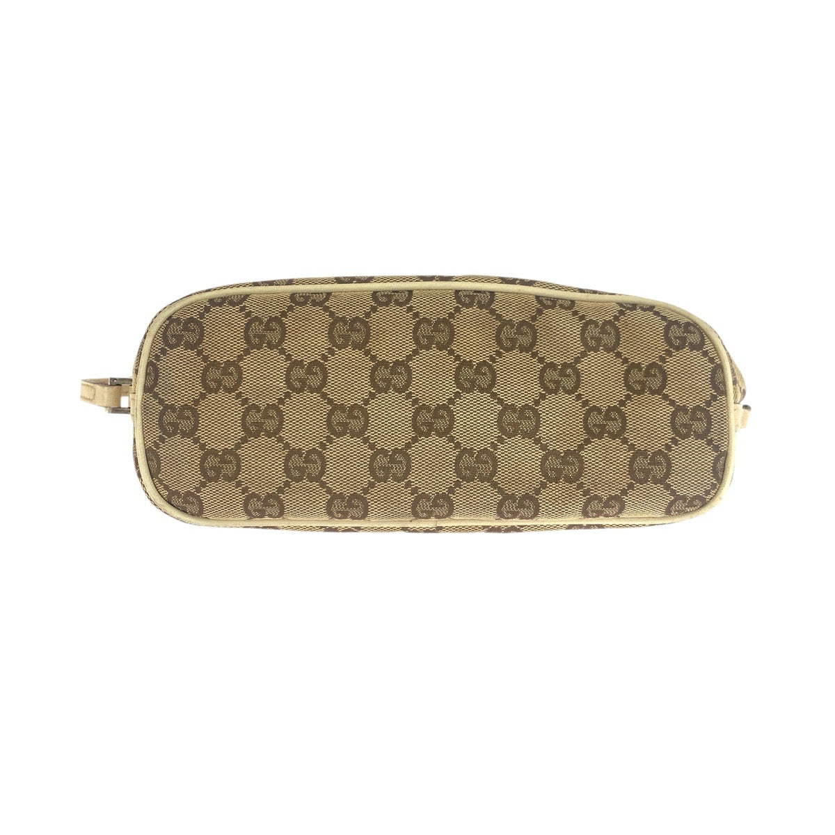 23668
GUCCI グッチ ベージュ シルバー金具 GGキャンバス / レザー 07198 ハンドバッグ アクセサリーポーチ レディース AB21