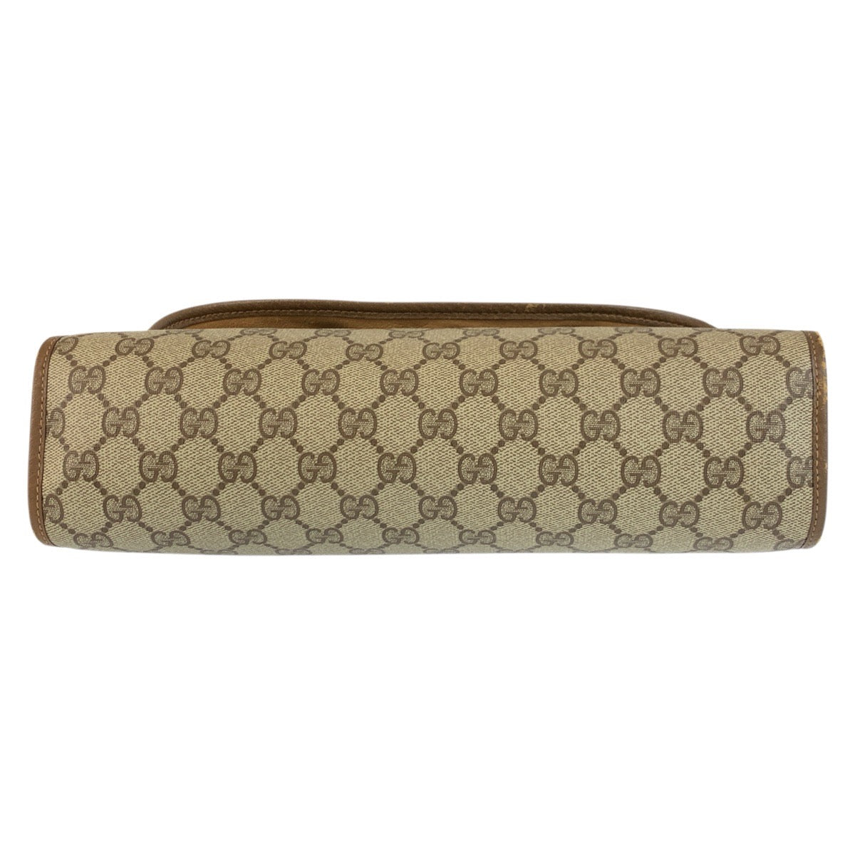 23676
GUCCI Vintage Sherry Line Beige Brown GG Supreme Canvas 89 01 031 Clutch Bag Second Bag Men's AB28