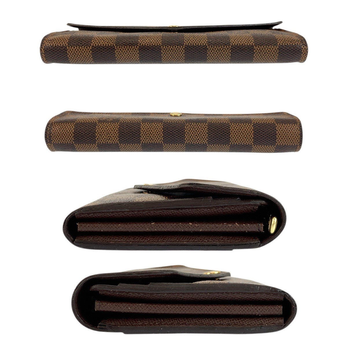 23828
LOUIS VUITTON ルイヴィトン ダミエ ポルトフォイユ サラ ブラウン ゴールド金具 PVC N63209 長財布 ロングウォレット レディース ABP28