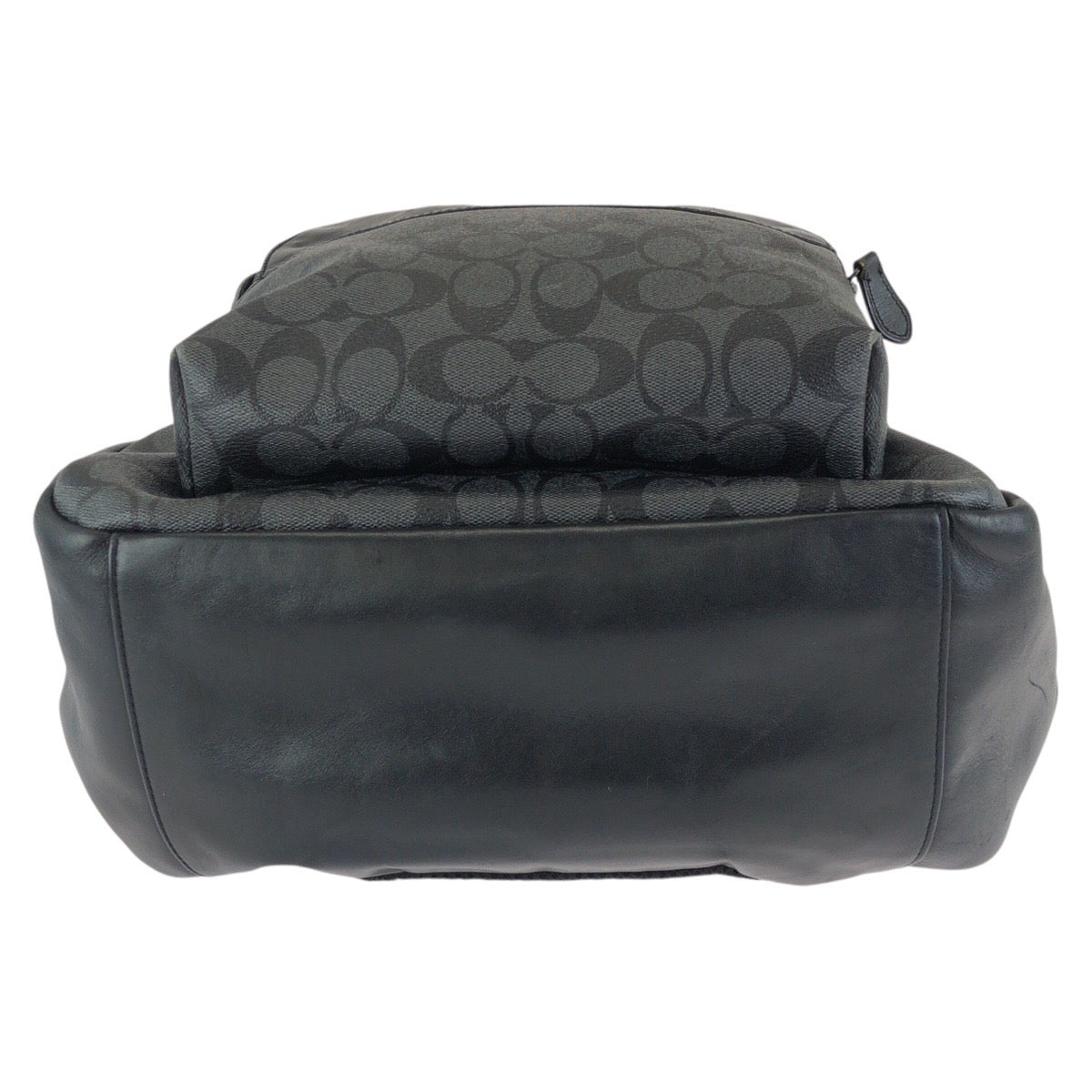 23939
COACH Signature Black Gunmetal Hardware PVC / Leather F72483 Backpack Daypack Women's AB14