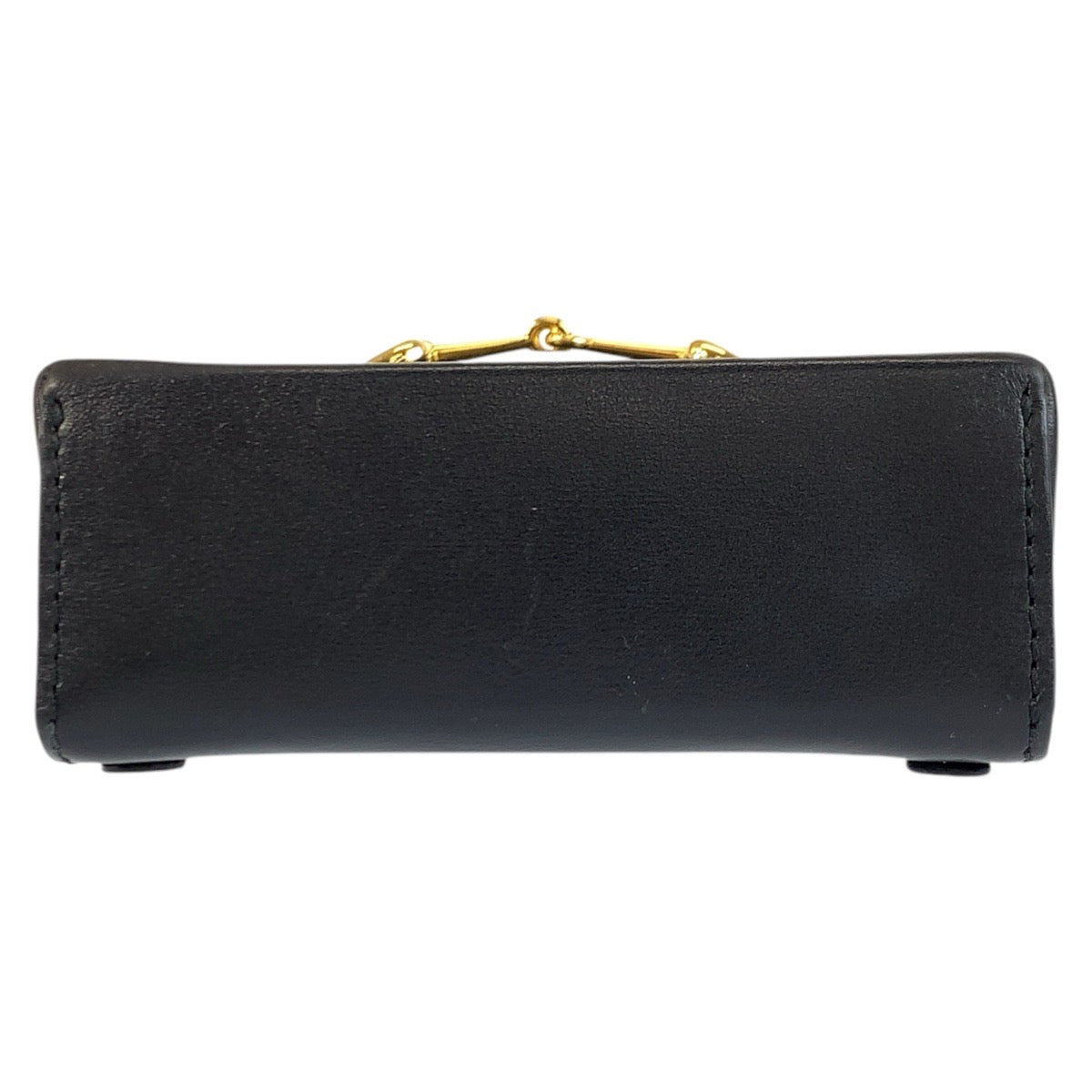 23952
GUCCI グッチ ホースビット ブラック 黒 ゴールド金具 レザー 625615 ショルダーバッグ ポシェット レディース ABP58