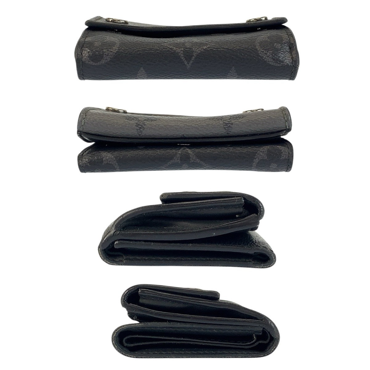 24035
LOUIS VUITTON ルイヴィトン モノグラムエクリプスリバース ディスカバリー コンパクトウォレット ブラック 黒 グレー PVC M45417 折財布 コンパクトウォレット メンズ AB24