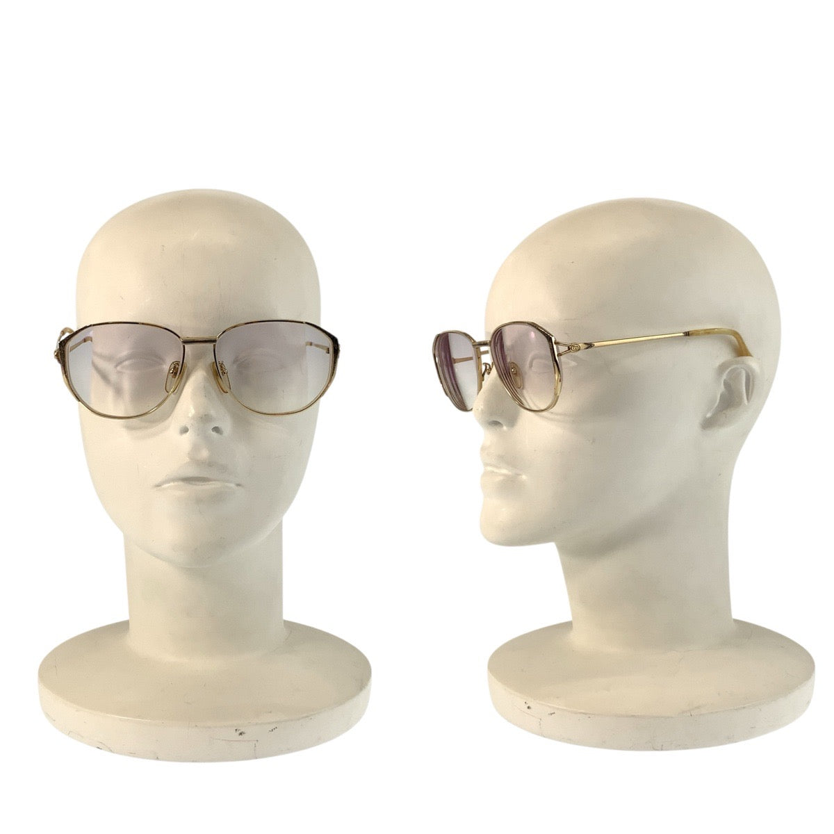 24058
GUCCI グッチ ゴールド メッキ GG3302 18KGF1/10 56□16 134 メガネ メガネフレームのみ レディース AB16