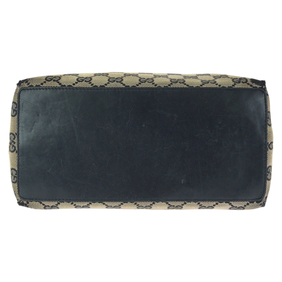 24081
GUCCI グッチ ベージュ ブラック ゴールド金具 GGキャンバス / レザー 002 1098 トートバッグ ショルダーバッグ レディース B21