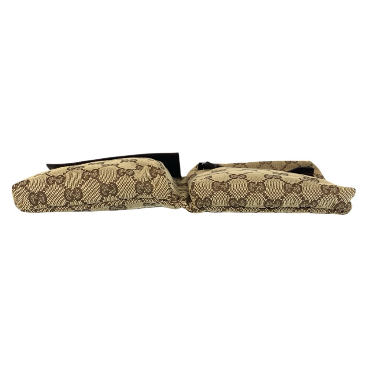 24146
GUCCI グッチ ブラウン ベージュ GGキャンバス / レザー 28566 ボディバッグ ウエストポーチ 男女兼用 メンズ AB42