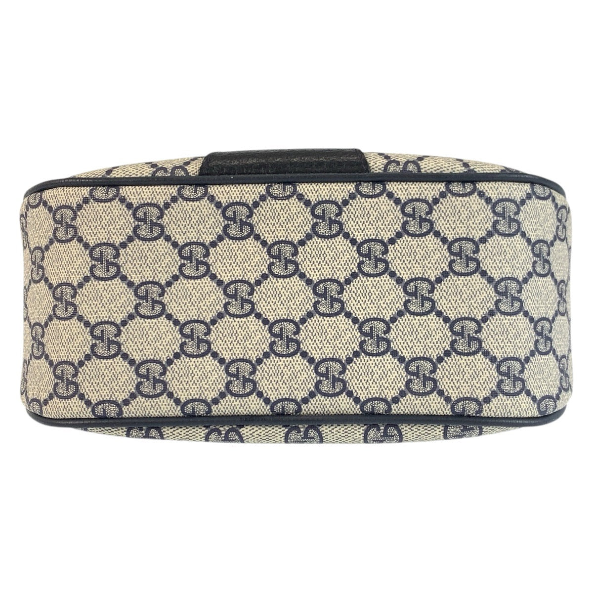 24191
GUCCI Vintage Sherry Line Gray Navy GG Supreme Canvas / Leather 89 02 032 Shoulder Bag Pochette Women's ABP37