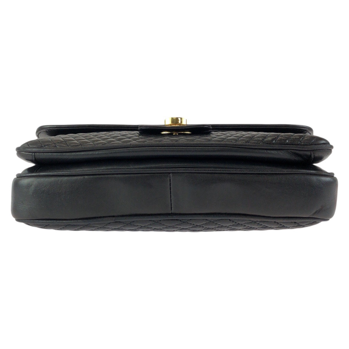 24247
BALLY バリー ヴィンテージ キルティング ブラック 黒 ゴールド金具 レザー チェーンショルダーバッグ レディース ABP21