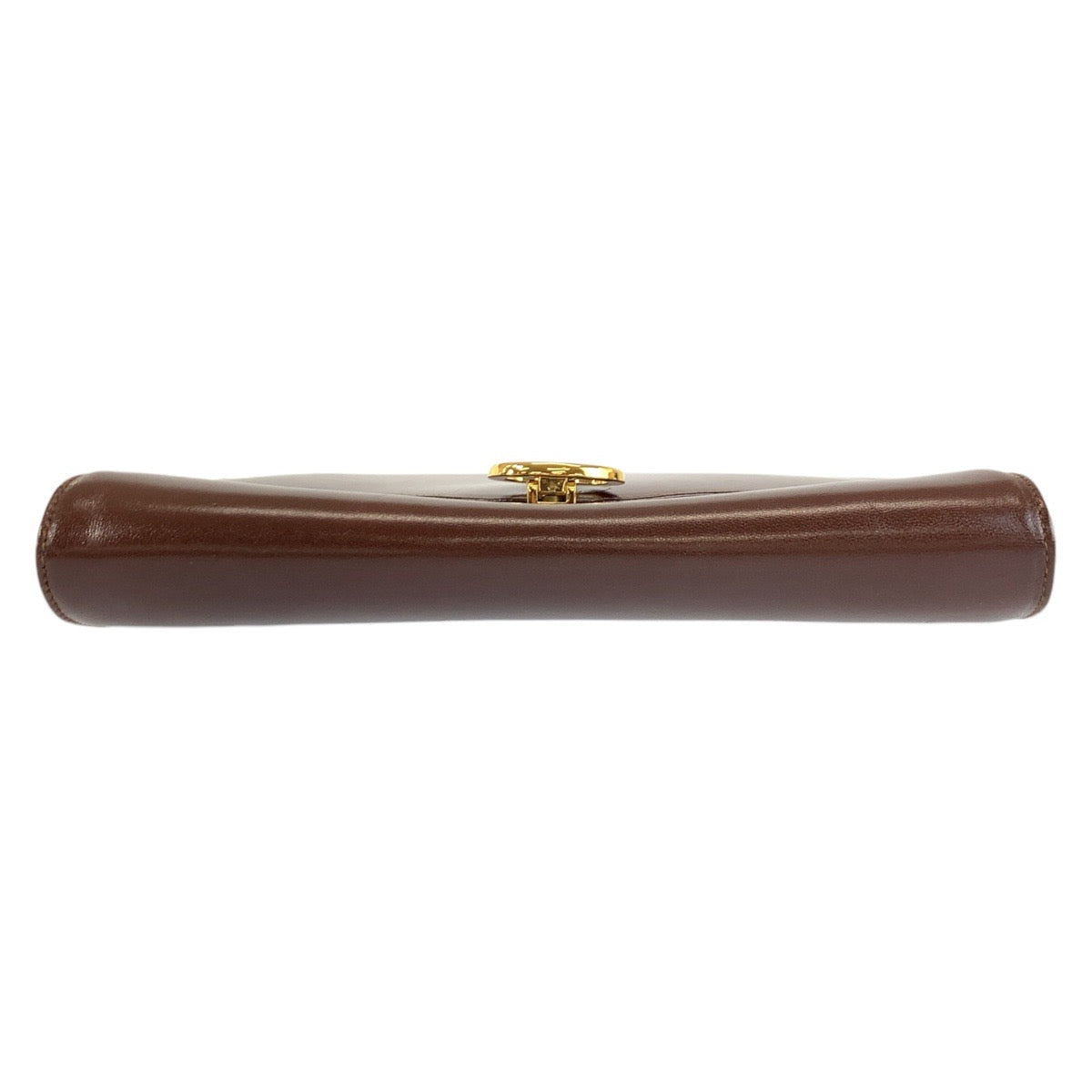 24274
CELINE Celine Vintage Blazon Brown Gold Hardware Leather F/08 Shoulder Bag Pochette Women's ABP42
