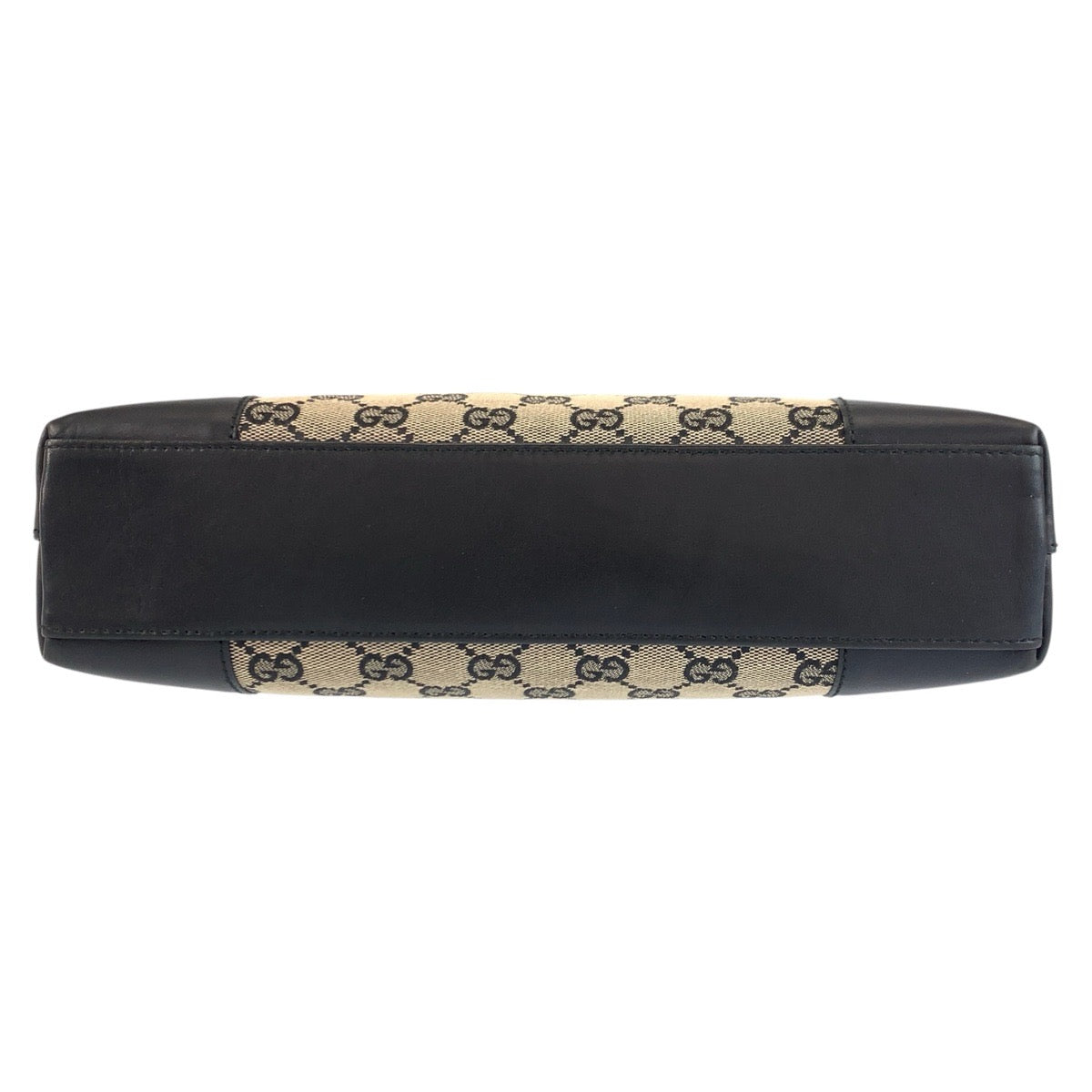 24277
GUCCI グッチ ブラック 黒 ゴールド金具 GGキャンバス / レザー 001 4231 ホーボー ショルダーバッグ レディース ABP44