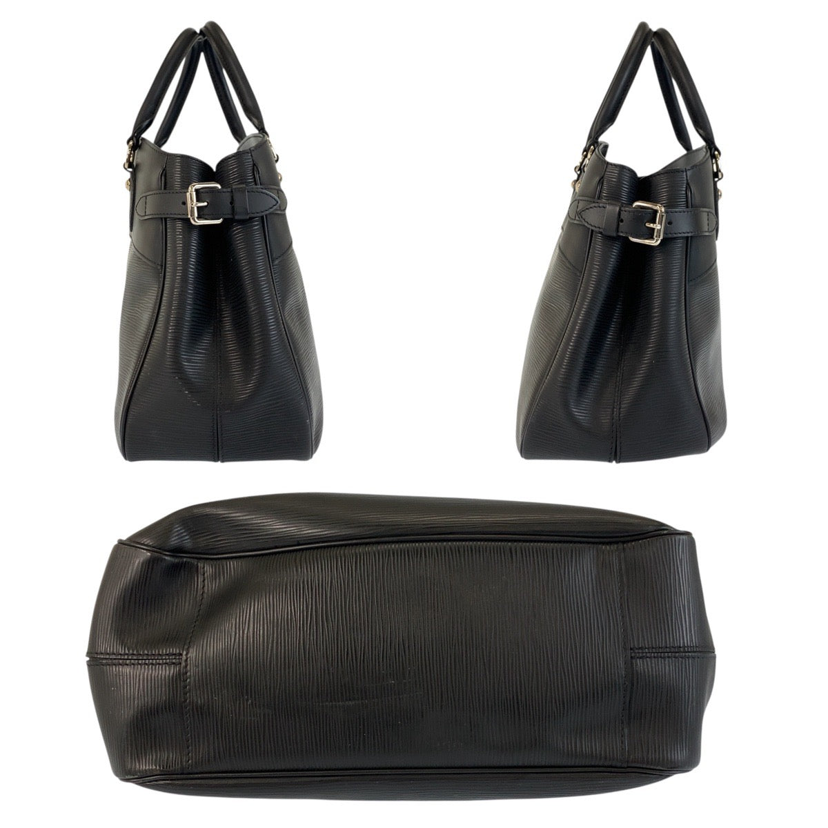 24355
LOUIS VUITTON ルイヴィトン エピ パッシィPM ノワール ブラック シルバー金具 レザー M59262 ハンドバッグ トートバッグ レディース AB56