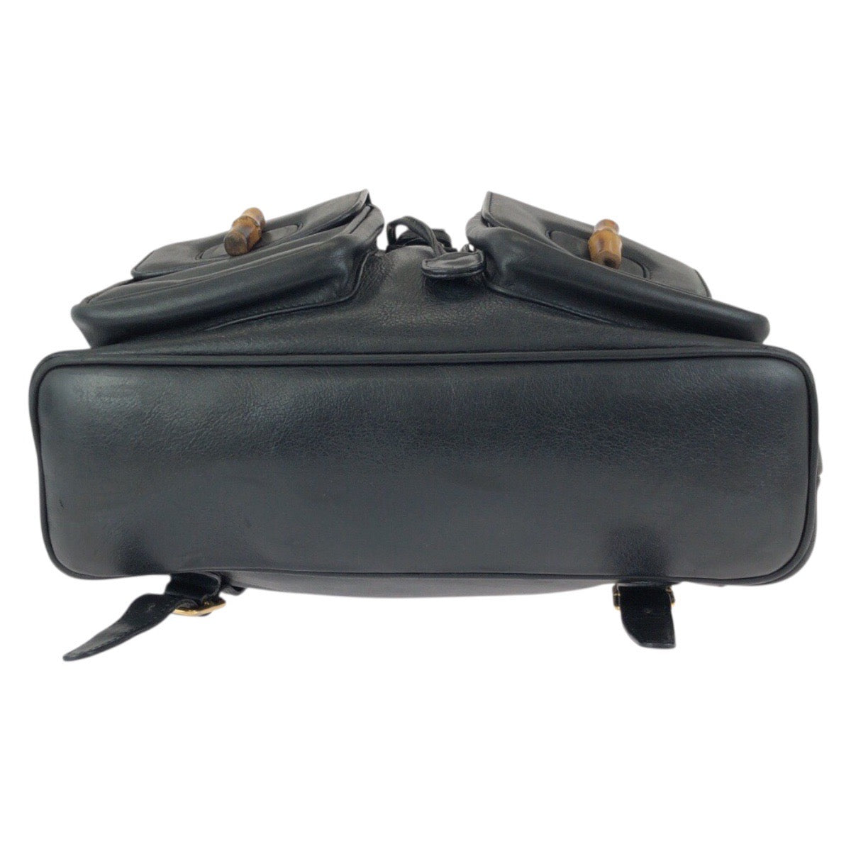 24364
GUCCI グッチ バンブー ブラック 黒 ゴールド金具 レザー 003 2058 0016 リュックサック バックパック レディース ABP35
