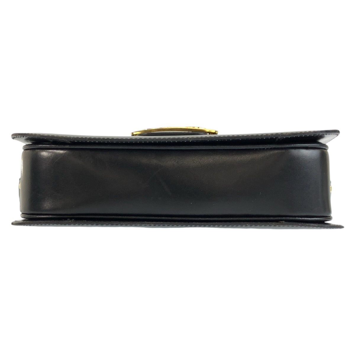24380
CELINE セリーヌ ヴィンテージ 馬車金具 ホースキャリッジ ブラック 黒 ゴールド金具 レザー F/09 ショルダーバッグ ポシェット レディース AB70
