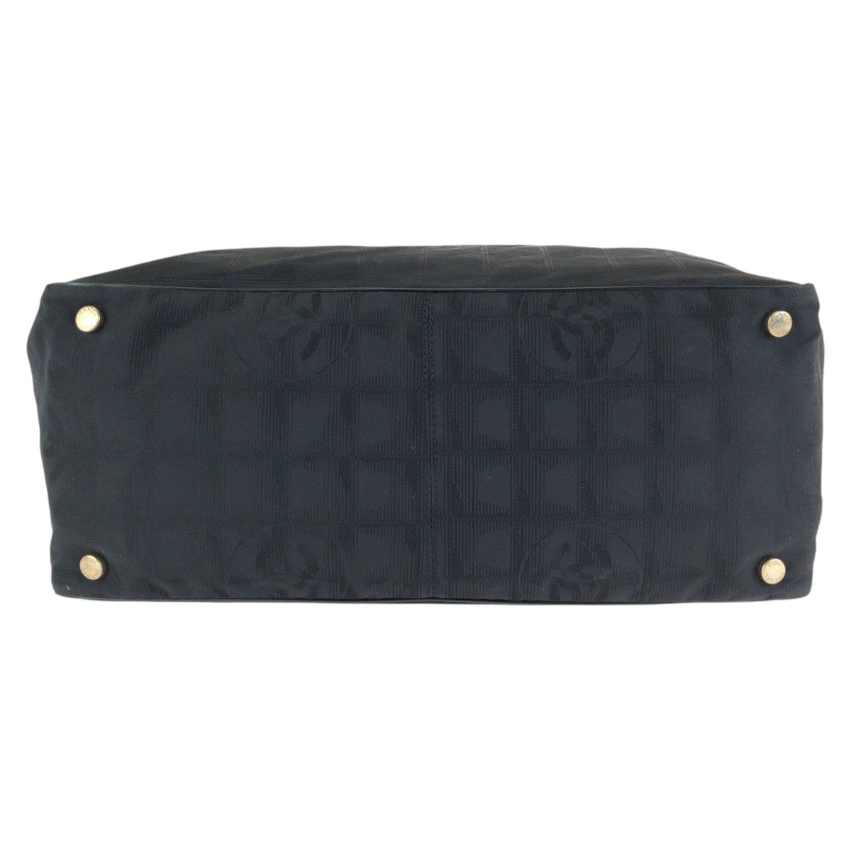 24384
CHANEL シャネル ヴィンテージ ニュートラベルラインMM ココマーク ブラック 黒 ゴールド金具 ナイロン / レザー トートバッグ ショルダーバッグ レディース ABP35