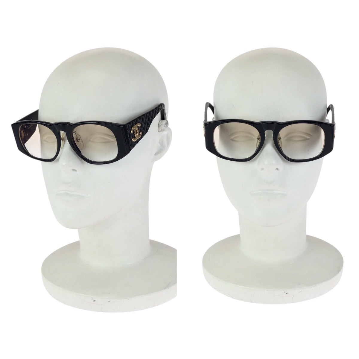 24419
CHANEL Matelassé Coco Mark Black Gold Hardware Plastic / Metal 01450 94305 Sunglasses Glasses Unisex Wellington Women's ABP21