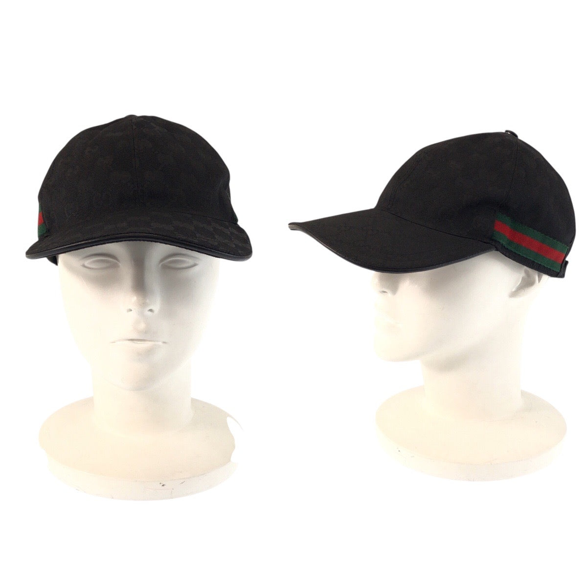 24457
GUCCI グッチ シェリーライン GGパターン サイズL ブラック グリーン レッド ポリエステル / ナイロン 200035 キャップ ベースボールキャップ 男女兼用 レディース AB18