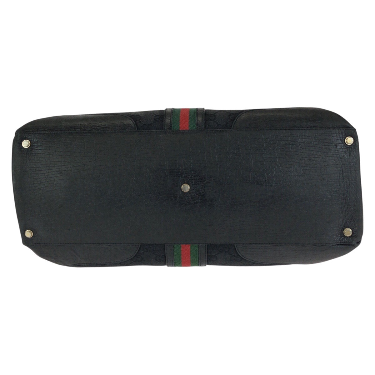 24500
GUCCI グッチ シェリーライン ブラック 黒 ゴールド金具 GGキャンバス / レザー 130994 トートバッグ ハンドバッグ レディース AB35