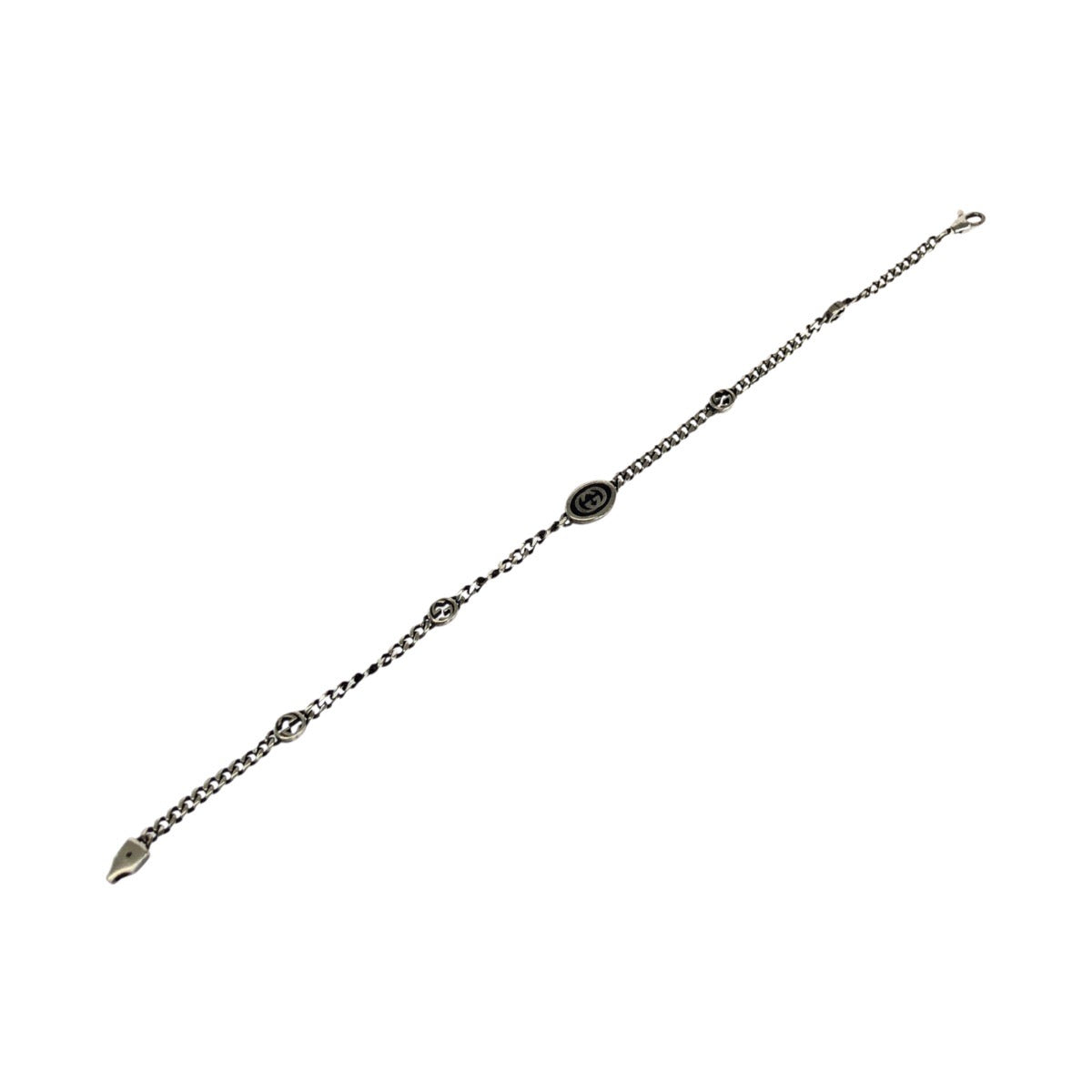 24508
GUCCI グッチ インターロッキングG シルバー シルバー925 678657 ブレスレット レディース A14