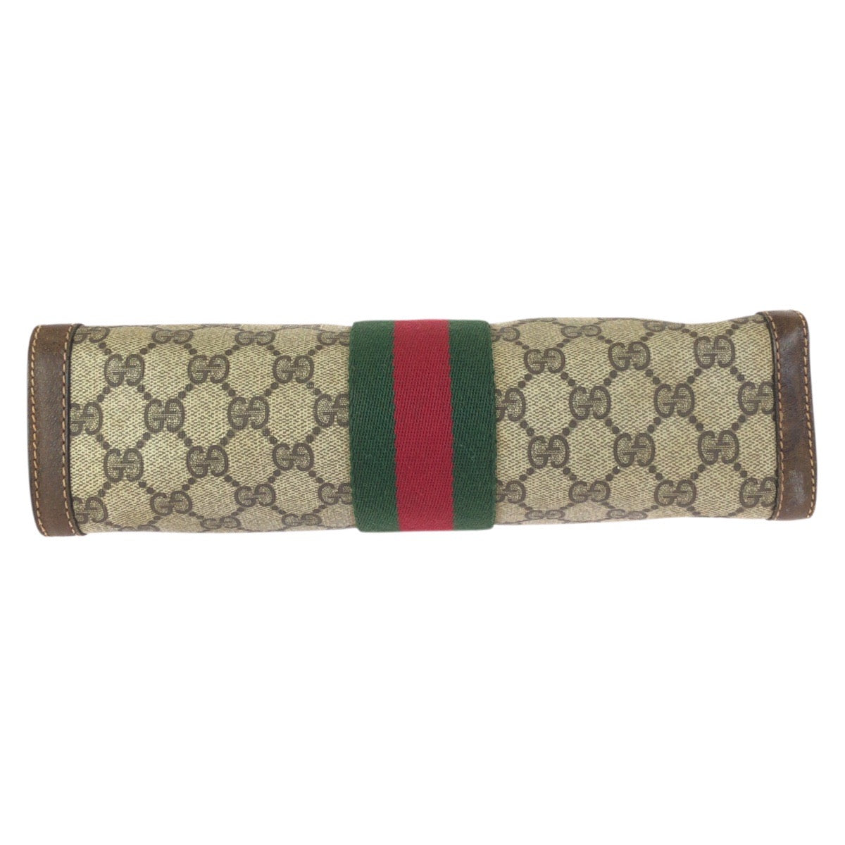 24510
GUCCI グッチ ヴィンテージ オールドグッチ シェリーライン ベージュ ブラウン GGスプリームキャンバス / レザー 37 014 2125 クラッチバッグ セカンドバッグ メンズ ABP20