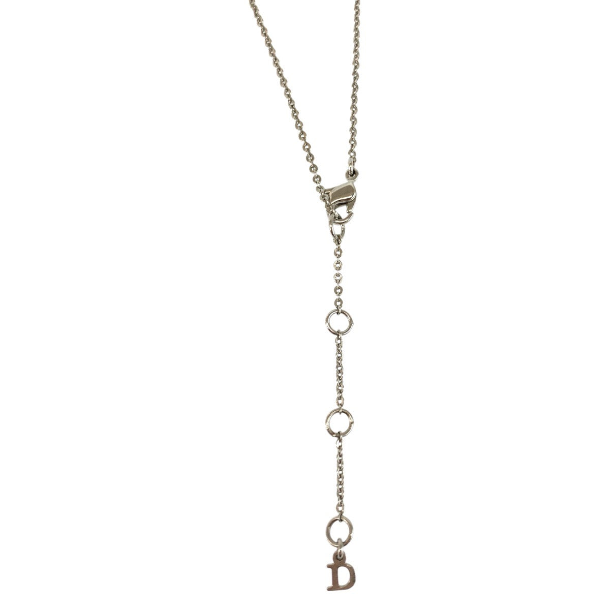24547
Christian Dior クリスチャンディオール ヴィンテージ ロゴ スパンコール メッキ ネックレス レディース A15