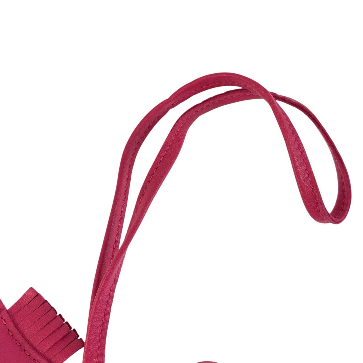 24648
HERMES エルメス ロデオ PM ローズメキシコ ピンク アニョーミロ バッグチャーム Y刻印 レディース A52