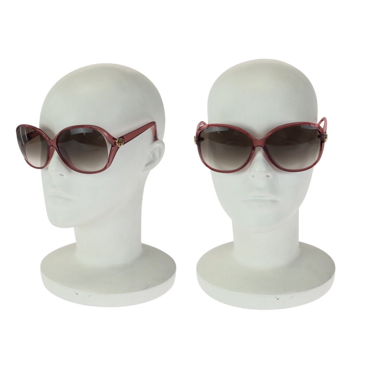 24690
GUCCI グッチ ラブリー ハート ピンク ブラウン ゴールド金具 プラスチック / メタル GG3525/K/S サングラス 男女兼用 バタフライ レディース ABP14