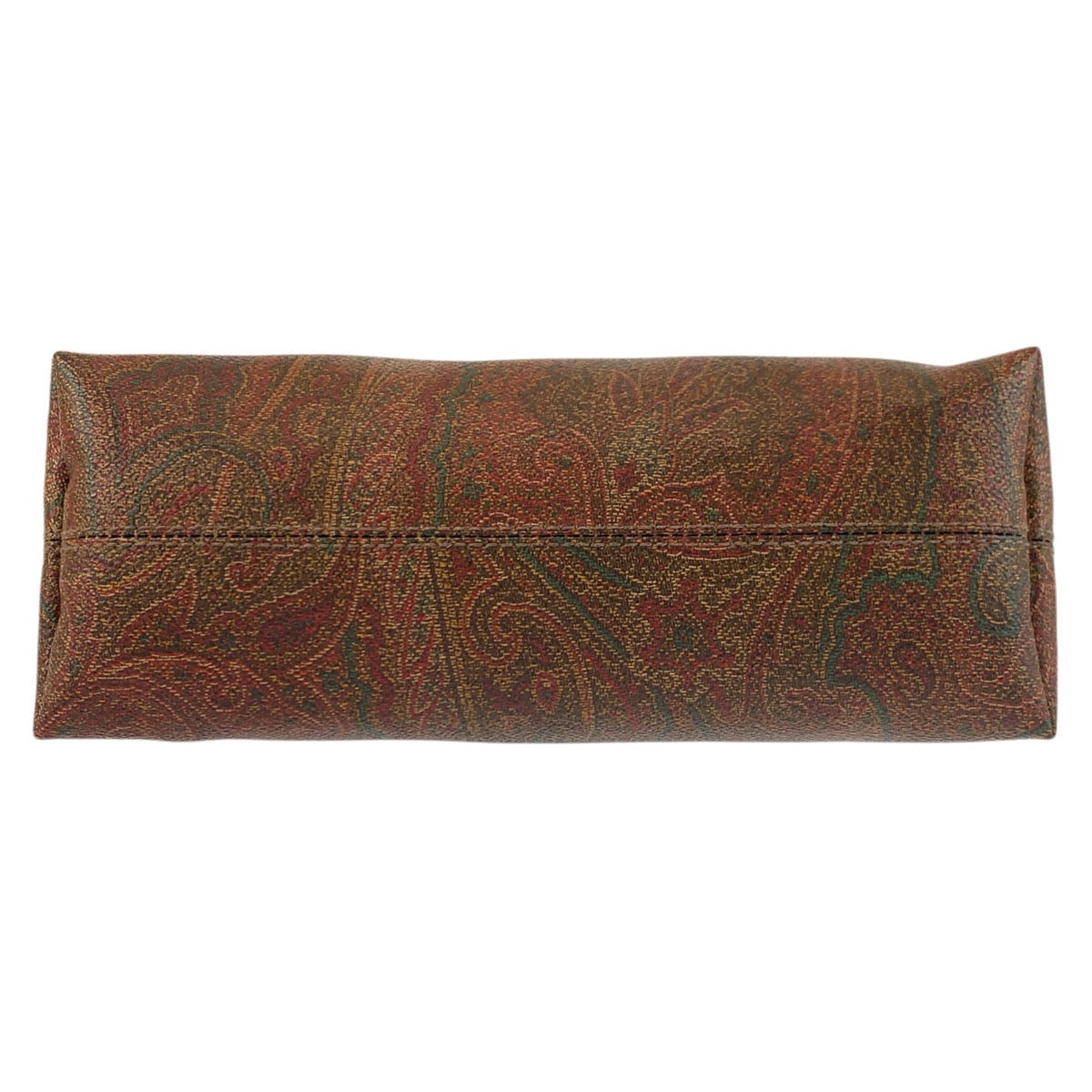 24712
ETRO エトロ ペイズリー柄 ブラウン PVC ハンドバッグ ショルダーバッグ レディース ABP21