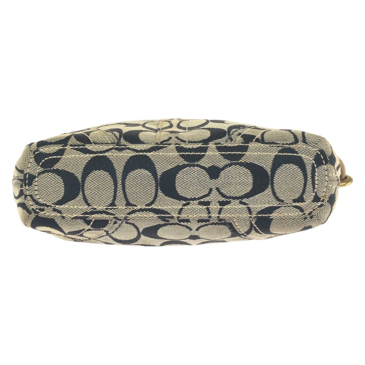 24820
COACH コーチ シグネチャー ミディアムダッフル ブラック ベージュ ゴールド金具 キャンバス / レザー F10402 ショルダーバッグ メッセンジャーバッグ レディース ABP8