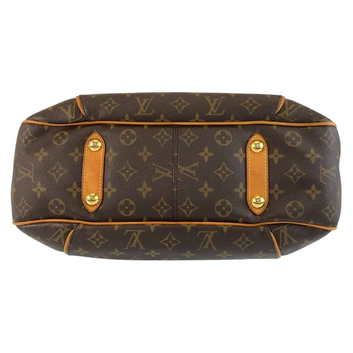 24875
LOUIS VUITTON ルイヴィトン モノグラム ガリエラPM ブラウン ゴールド金具 PVC / レザー M56382 ショルダーバッグ ハンドバッグ レディース AB63