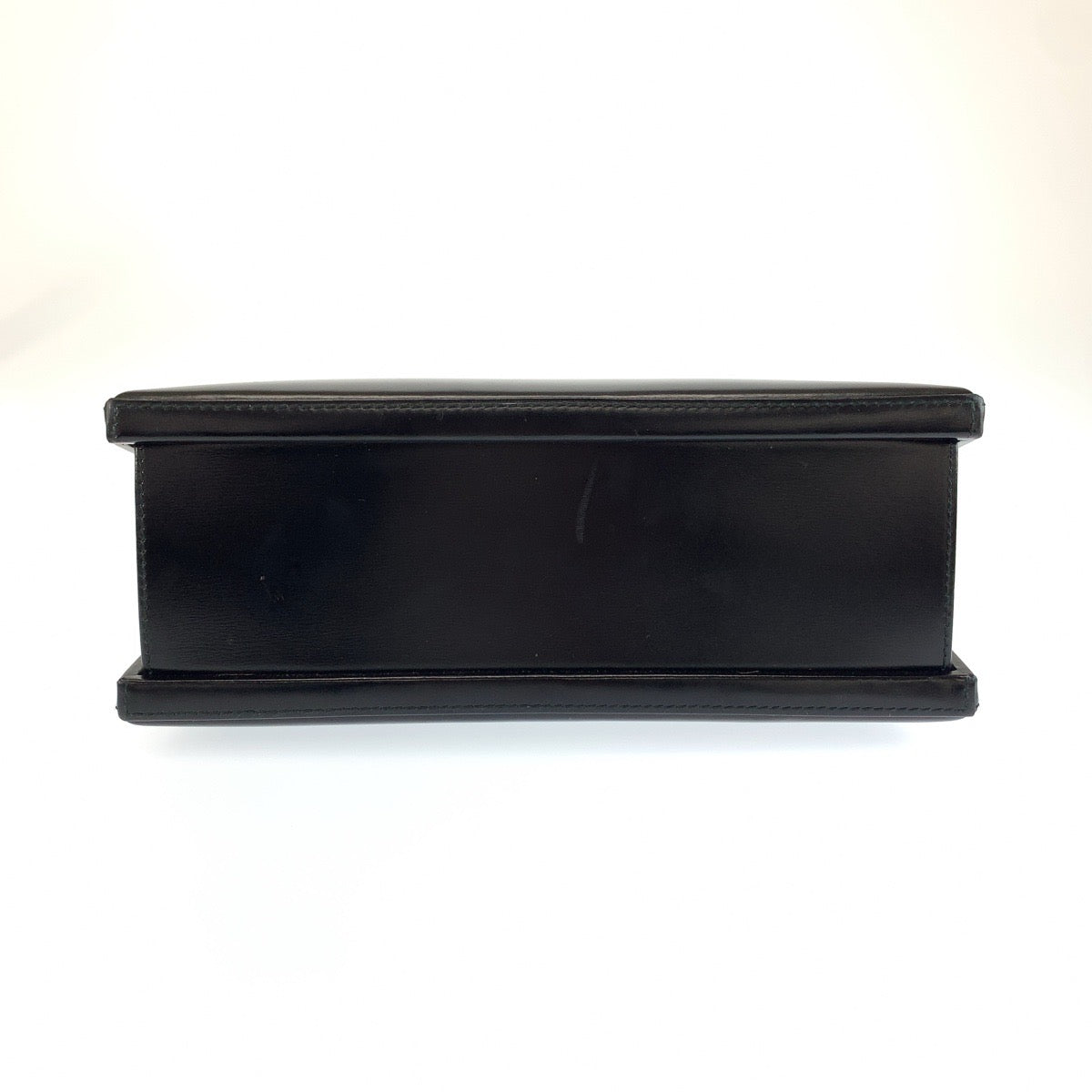 24885
LOEWE ロエベ ヴィンテージ ブラック ゴールド金具 レザー ハンドバッグ レディース AB