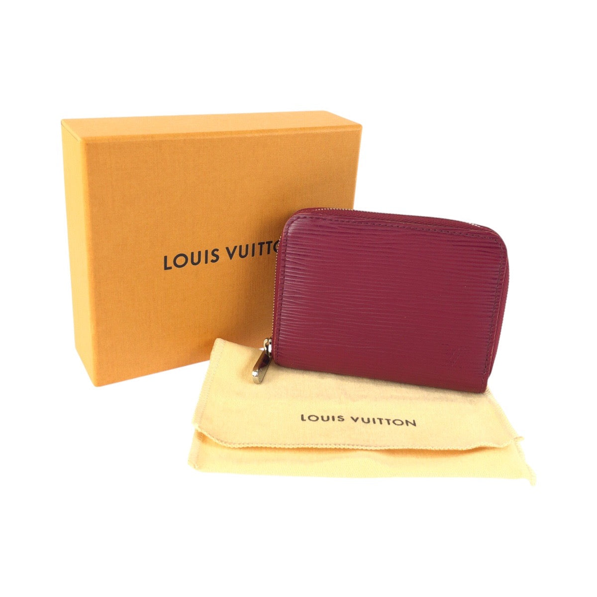 24898
LOUIS VUITTON ルイヴィトン エピ ジッピーコインパース ピンク フューシャ シルバー金具 レザー M60383 コインケース カードケース レディース AB21