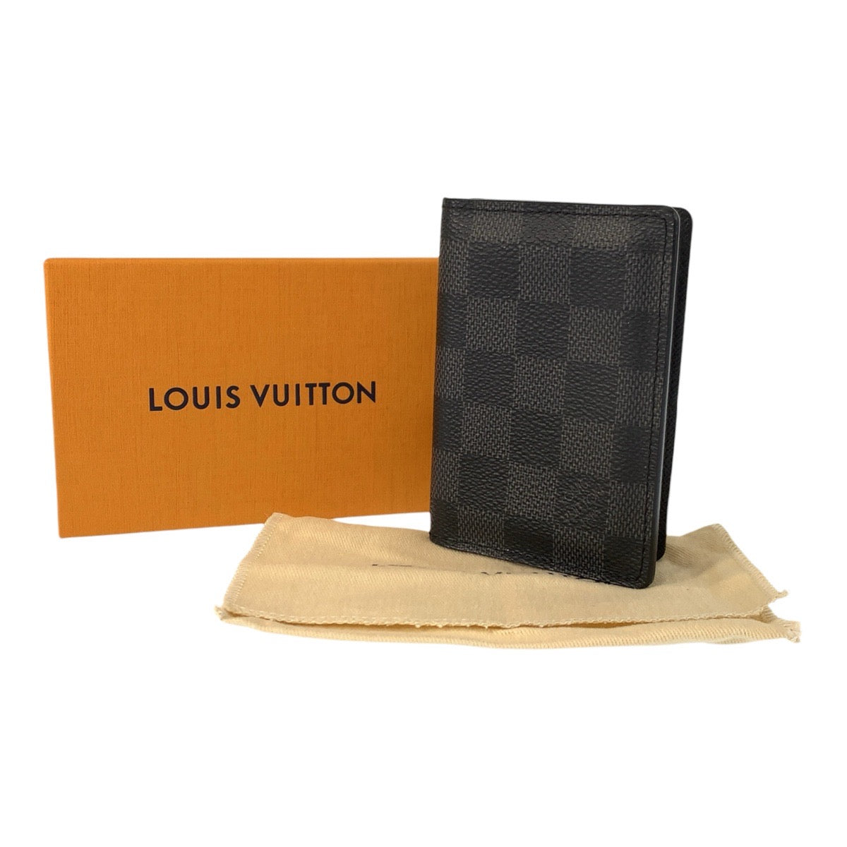 24899
LOUIS VUITTON ルイヴィトン ダミエグラフィット オーガナイザー ドゥ ポッシュ ブラック 黒 PVC N63143 カードケース 名刺入れ メンズ ABP21