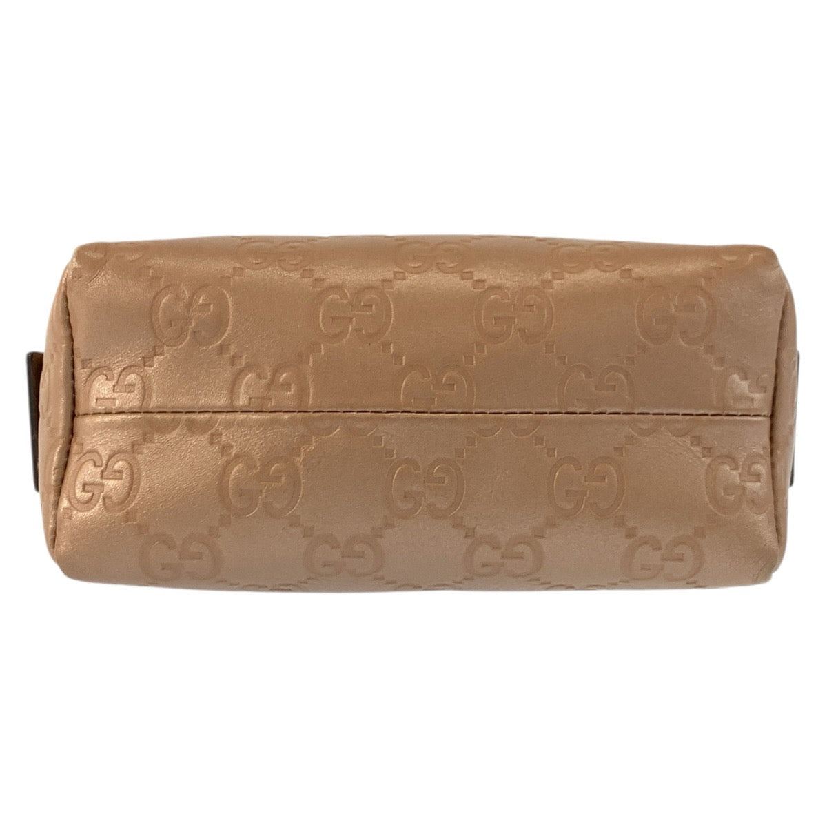 24908
GUCCI グッチ グッチシマ メタリックピンク ピンクベージュ レザー 153228 ポーチ 化粧ポーチ レディース ABP21