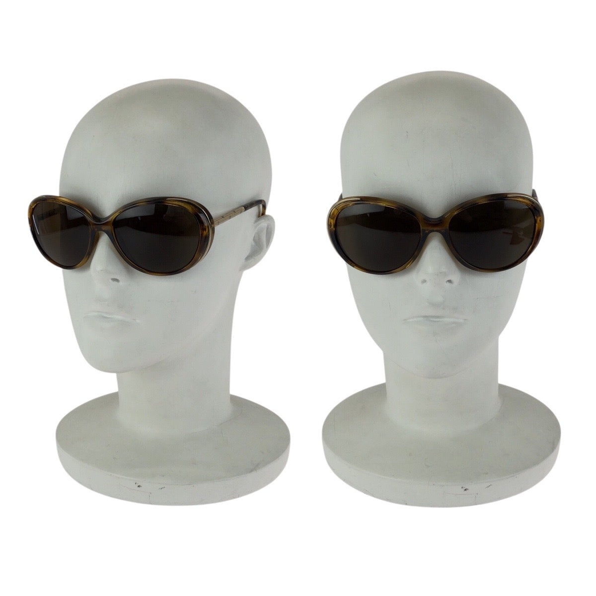 24941
CHANEL シャネル ココマーク ブラウン ゴールド金具 プラスチック / メタル 6037 サングラス 男女兼用 オーバル レディース ABP28