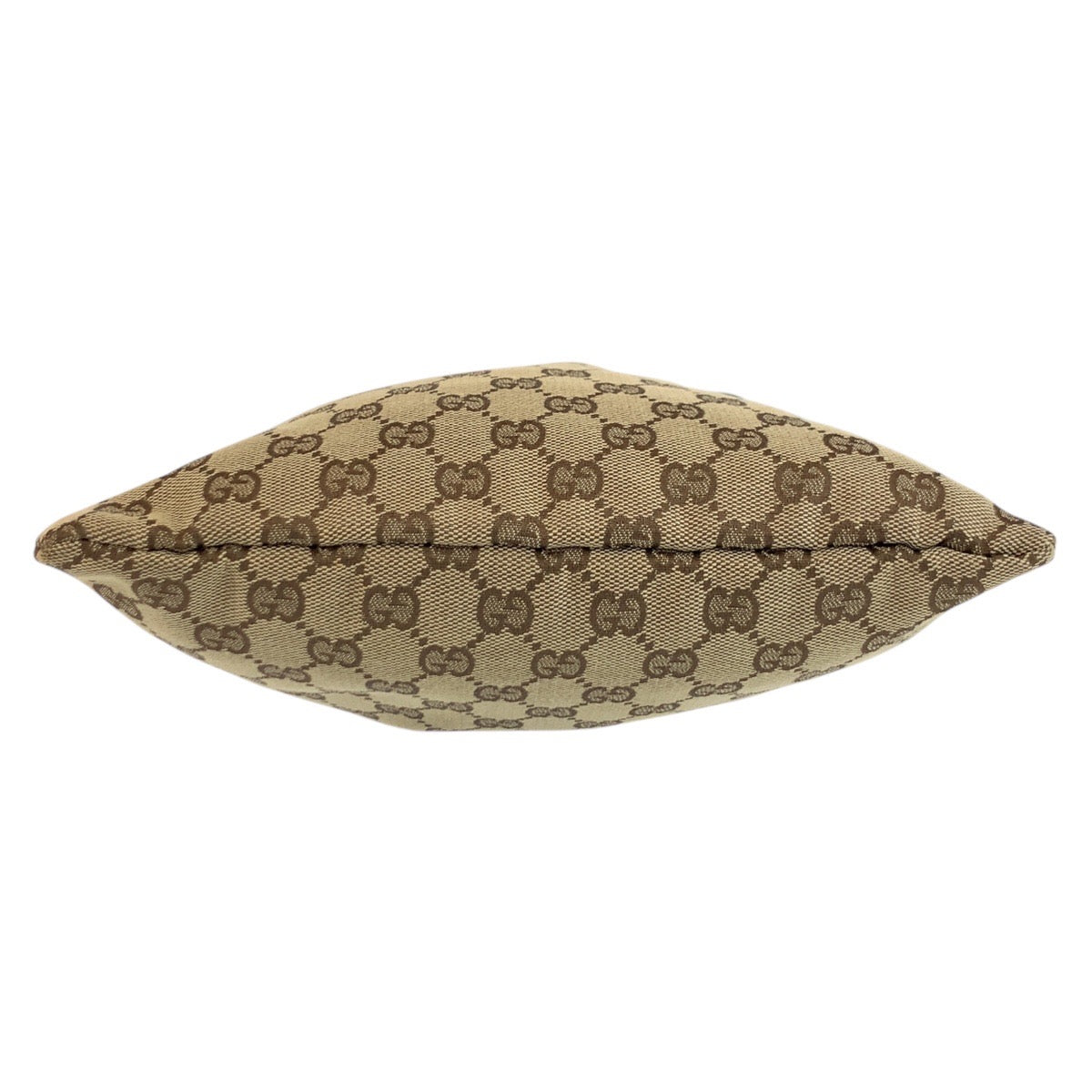 25211
GUCCI グッチ ベージュ ブラウン GGキャンバス 014 1137 巾着ポーチ レディース AB20