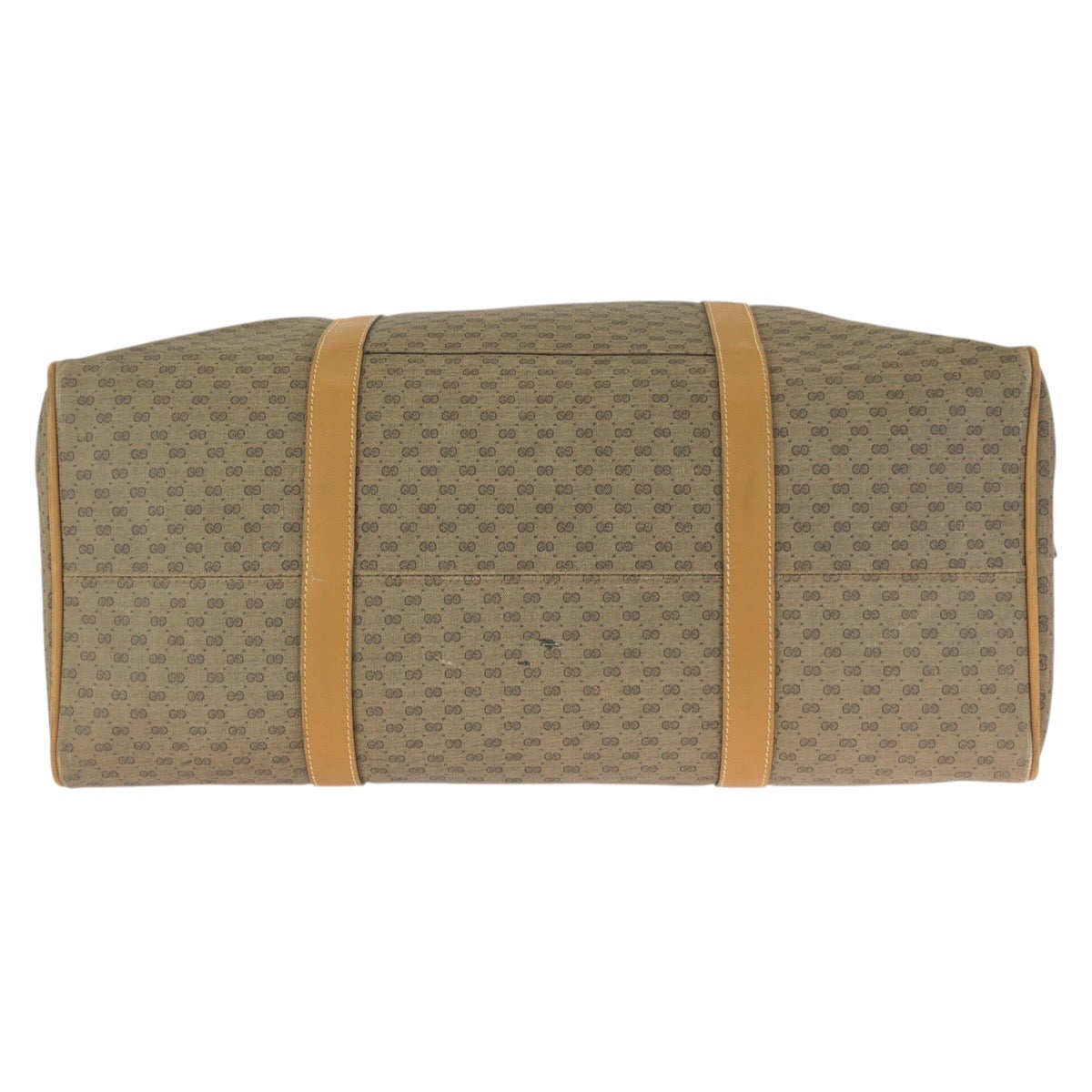 25216
GUCCI グッチ ヴィンテージ オールドグッチ シェリーライン マイクロGG ベージュ ゴールド金具 PVC / レザー 012 39 0079 ボストンバッグ トラベルバッグ メンズ ABP42