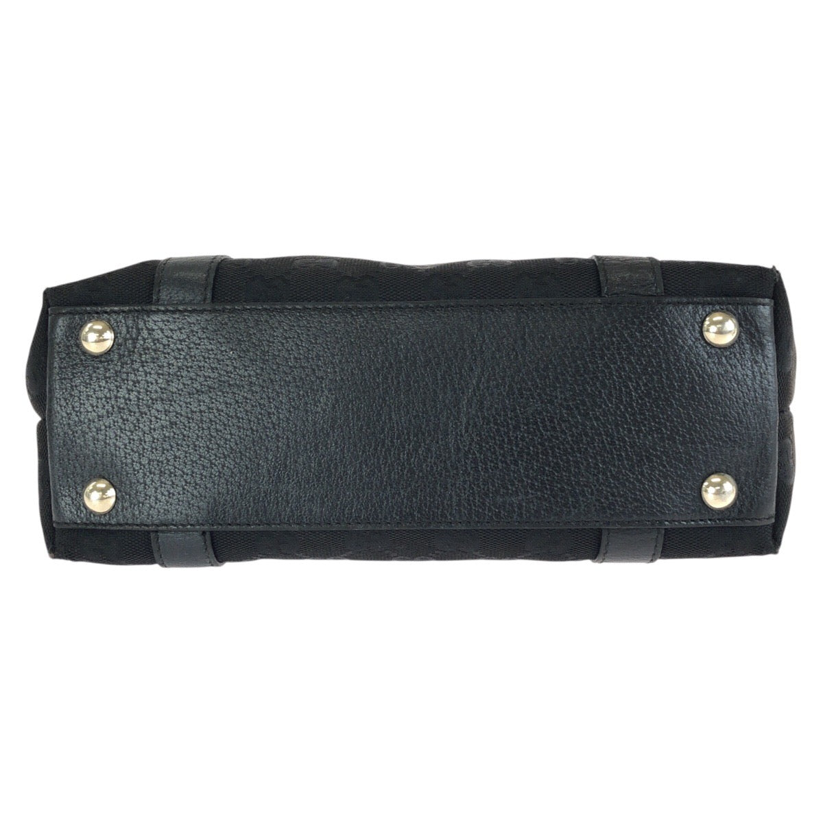 25242
GUCCI グッチ アビー ブラック 黒 ゴールド金具 GGキャンバス / レザー 141471 トートバッグ ハンドバッグ レディース AB35