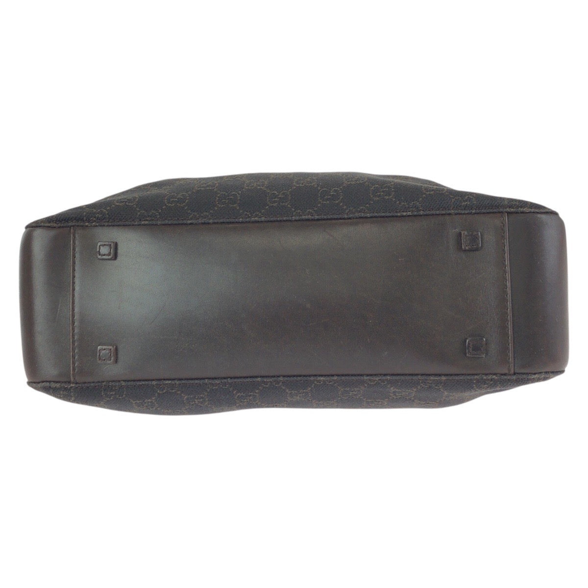 25246
GUCCI グッチ ダークブラウン シルバー金具 GGキャンバス / レザー 101919 トートバッグ ショルダーバッグ レディース ABP35