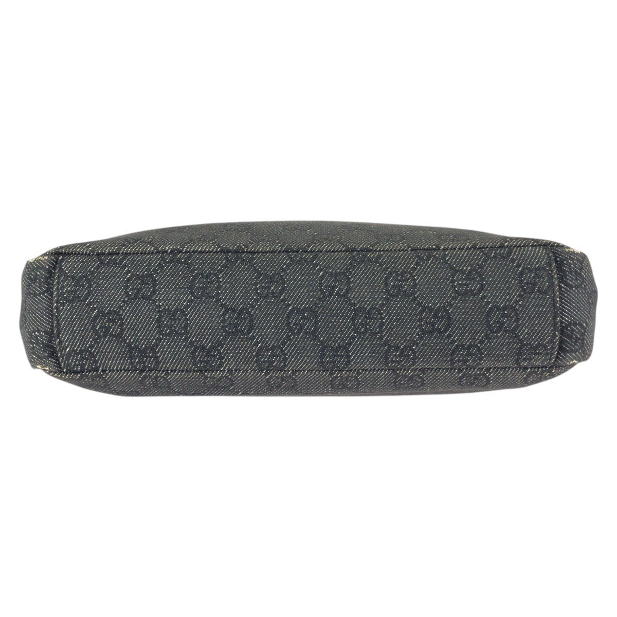 25292
GUCCI グッチ ブラック 黒 シルバー金具 GGキャンバス / レザー 35098 ショルダーバッグ レディース ABP35