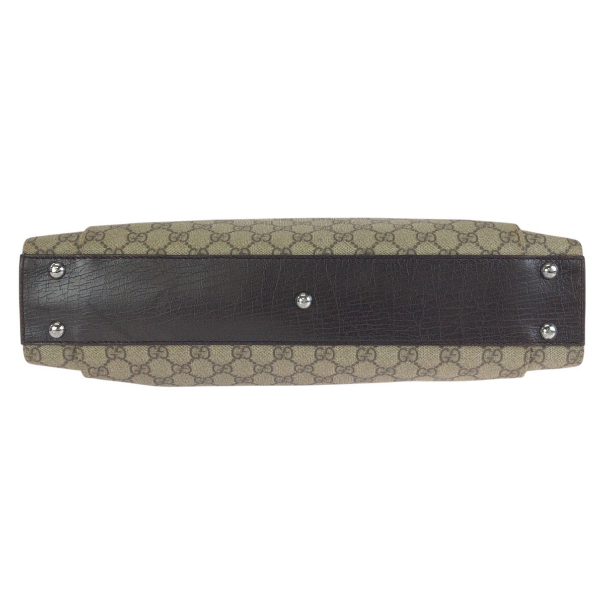 25302
GUCCI グッチ ベージュ ダークブラウン GGスプリームキャンバス / レザー 181087 ビジネスバッグ ブリーフケース メンズ AB35
