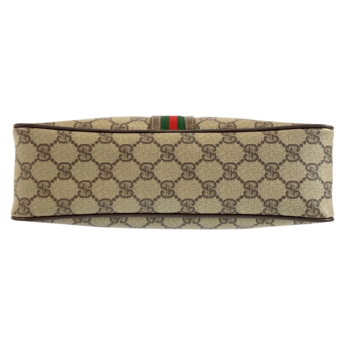 25319
GUCCI グッチ ヴィンテージ シェリーライン ベージュ ブラウン ゴールド金具 GGスプリームキャンバス / レザー 001 56 0942 ショルダーバッグ ポシェット レディース ABP35
