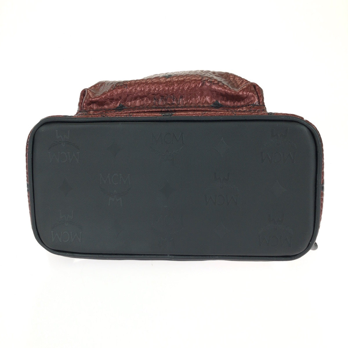 25400
MCM エム シー エム Stark ワインレッド ボルドー PVC / レザー リュックサック バックパック レディース A42