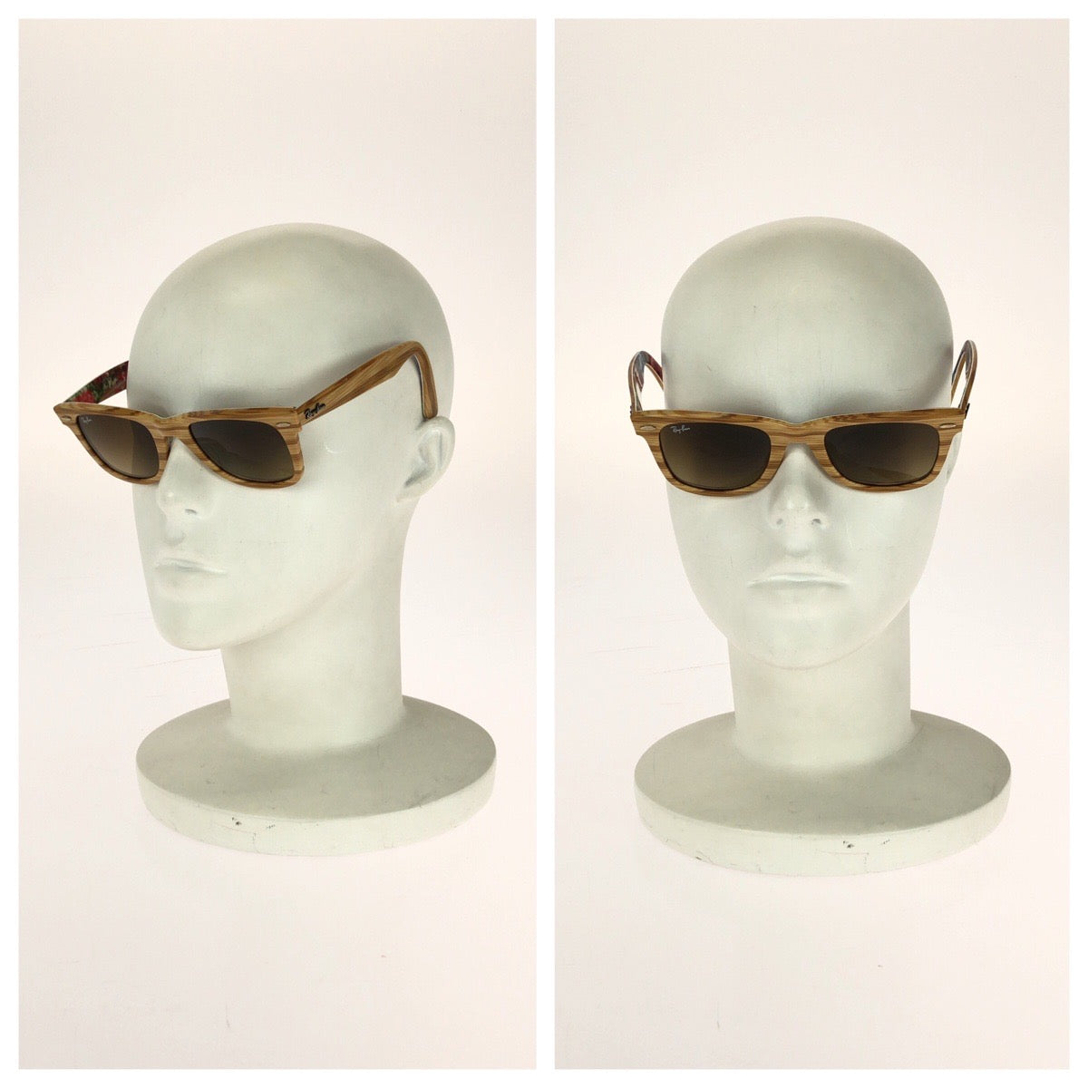 25402
Ray-Ban レイバン ウェイファーラー SPECIAL SERIES #11 マルチカラー ゴールド金具 プラスチック RB2140 1138/85 サングラス 男女兼用 ウェリントン レディース A16