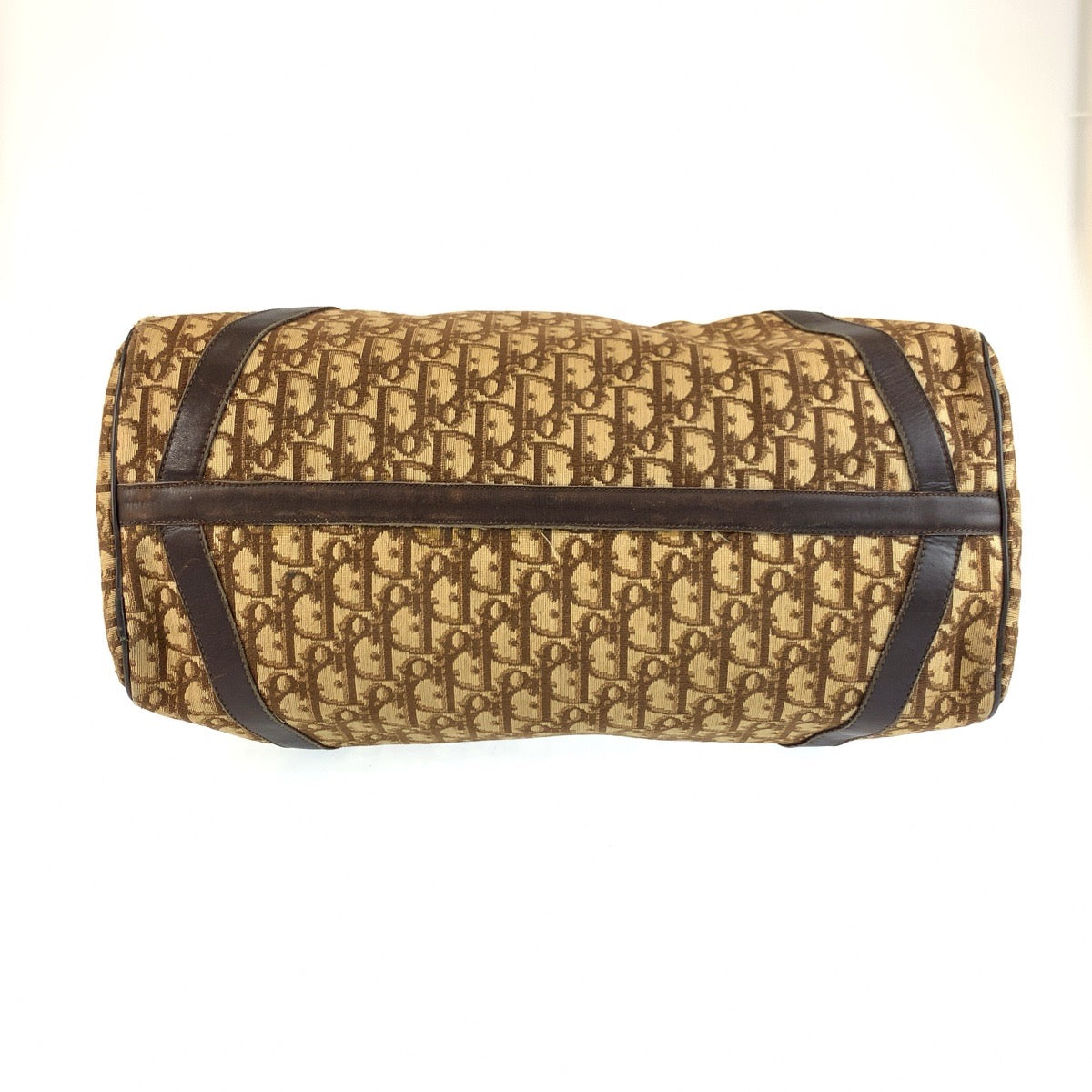 25443
Christian Dior クリスチャンディオール ヴィンテージ トロッター ブラウン ベージュ シルバー金具 キャンバス / レザー ハンドバッグ ボストンバッグ レディース AB28