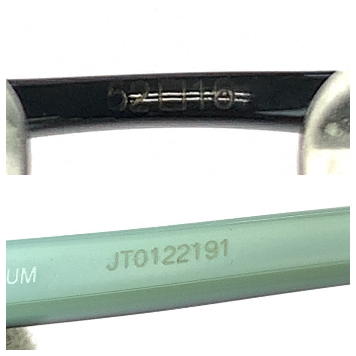 25457
TIFFANY&Co. ティファニー ブラック ライトブルー シルバー金具 プラスチック / チタン TF1121TD 7004 メガネ メガネフレームのみ レディース ABP14