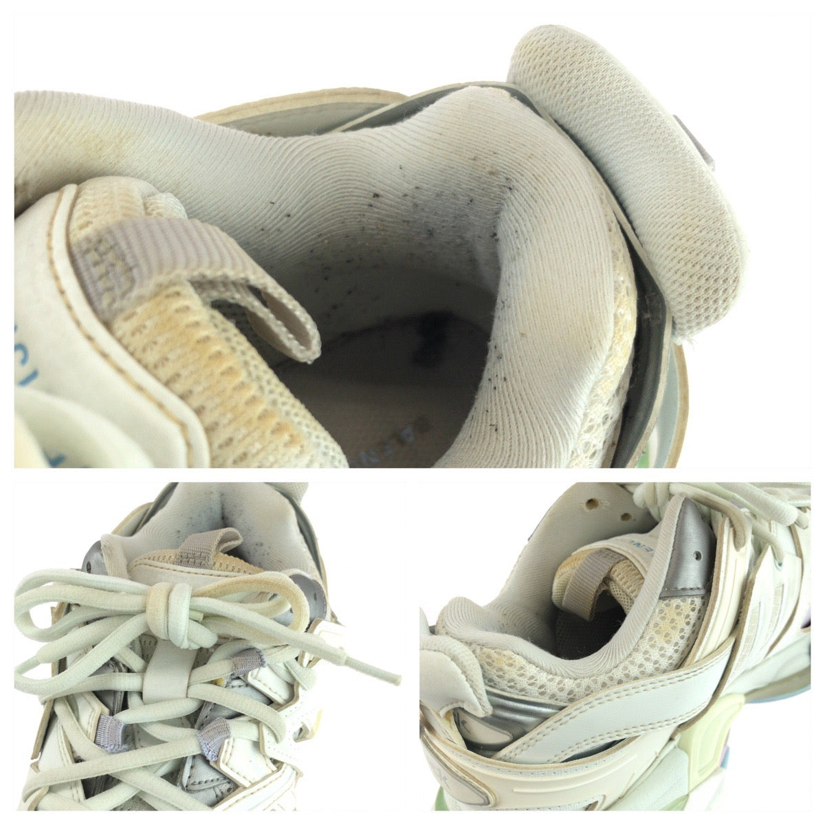 25566
BALENCIAGA バレンシアガ Track サイズ26 ホワイト マルチカラー ナイロン / ラバー 542436 スニーカー レディース AB28
