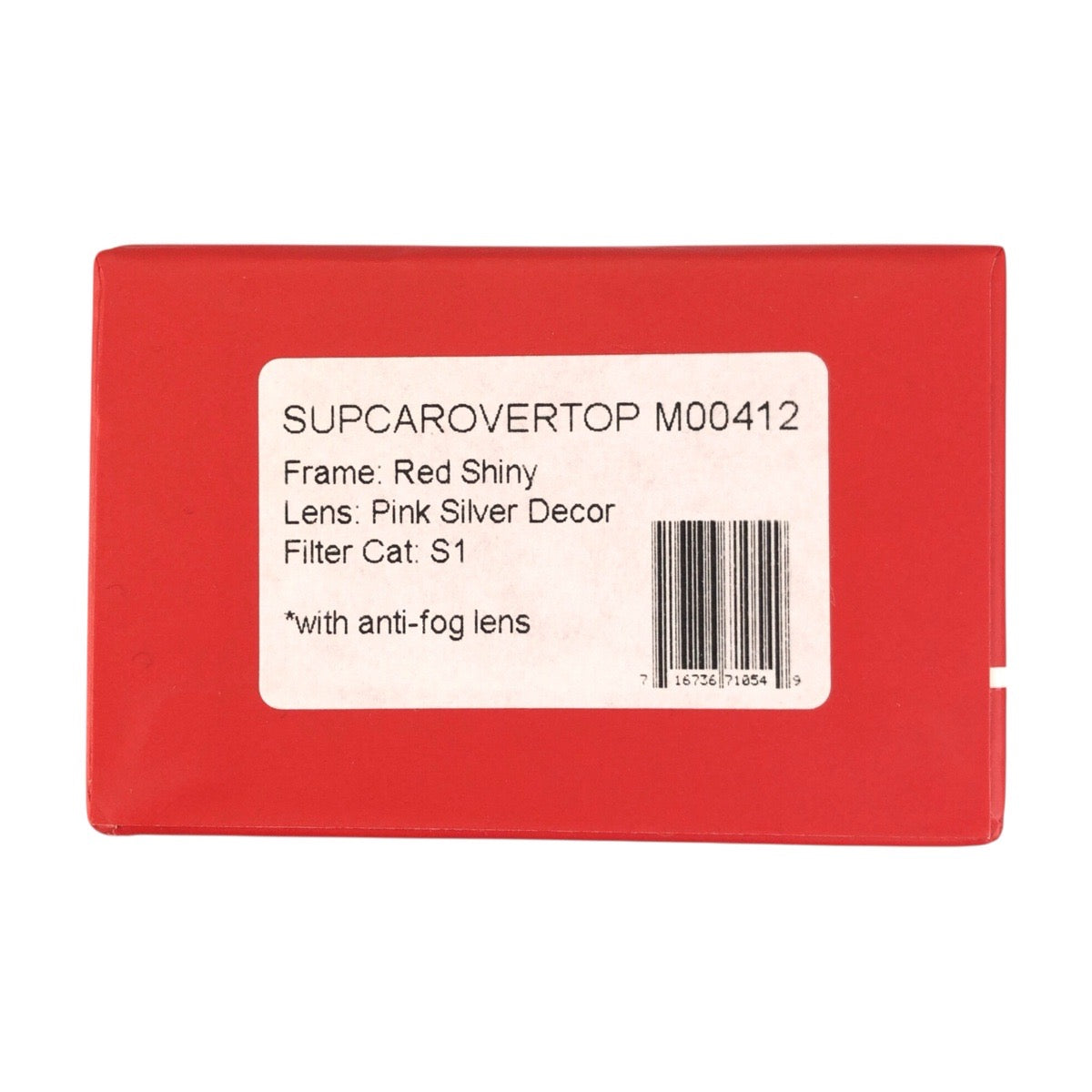 25572
Supreme シュプリーム カレラ オーバートップ ゴーグル レッド プラスチック / ゴム M00412 ゴーグル メンズ N75