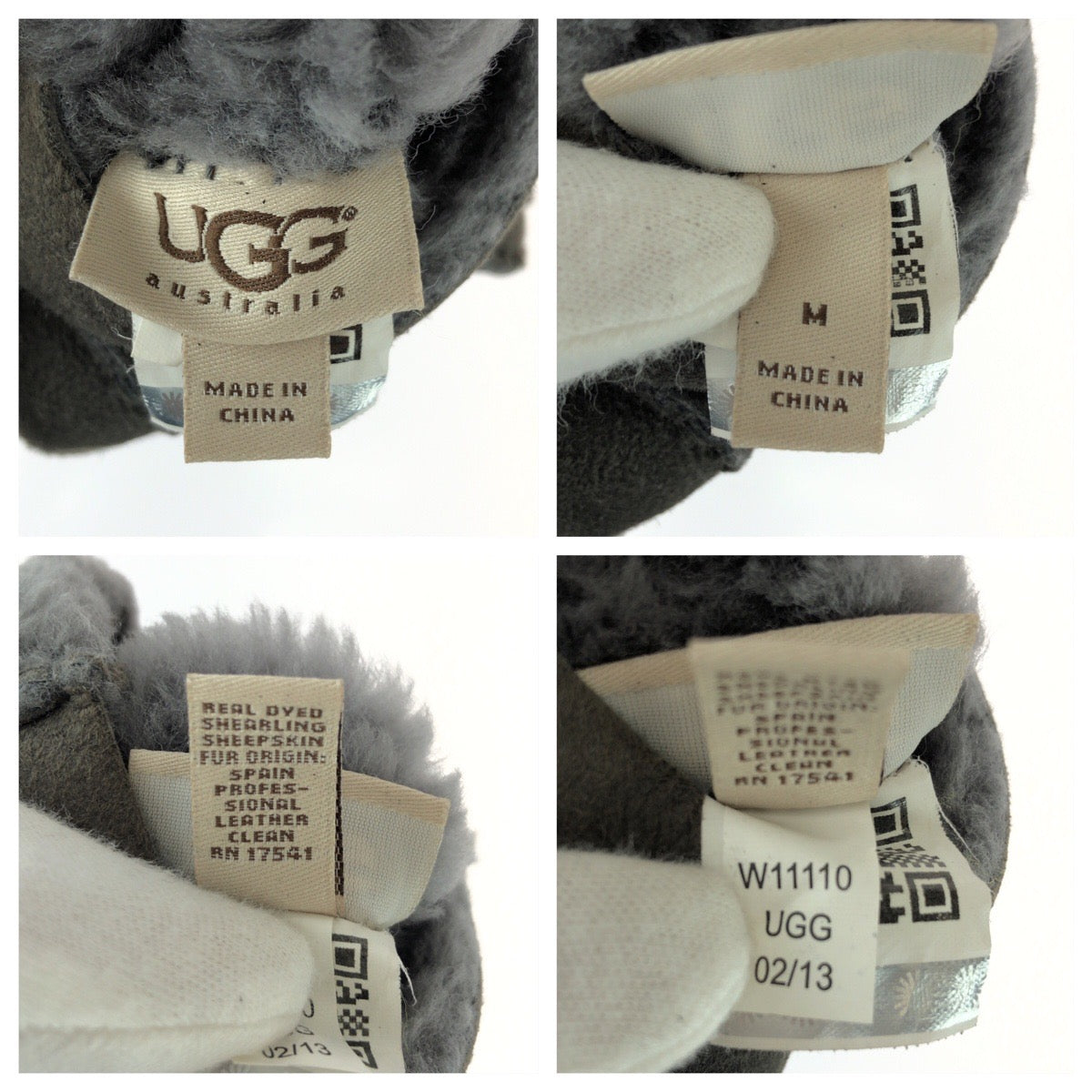 25609
UGG アグ グレー チャコール ゴールド金具 スウェード W11110 手袋 グローブ レディース AB1